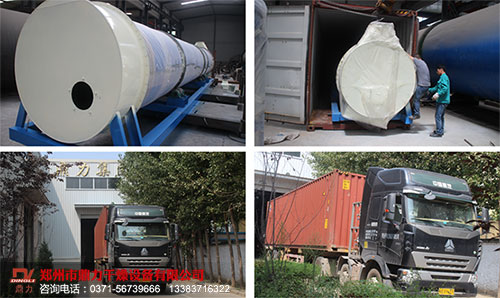 鼎力木屑烘干機將出口