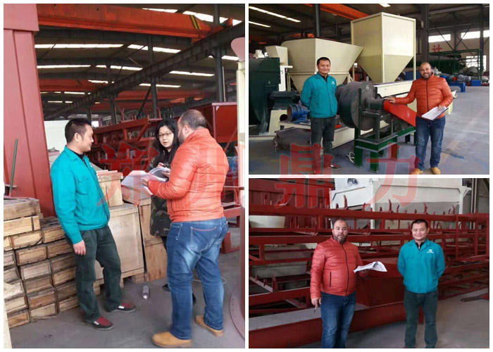 埃及玉米皮烘干機(jī)客戶質(zhì)檢現(xiàn)場(chǎng)